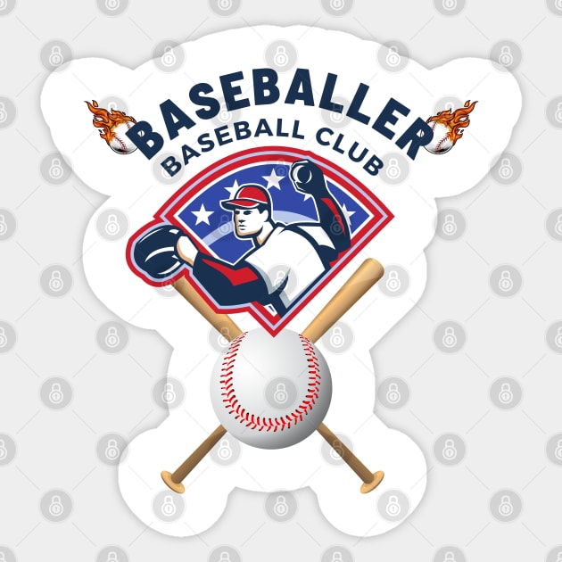 design fans baseball Sticker by FeaturedDes
